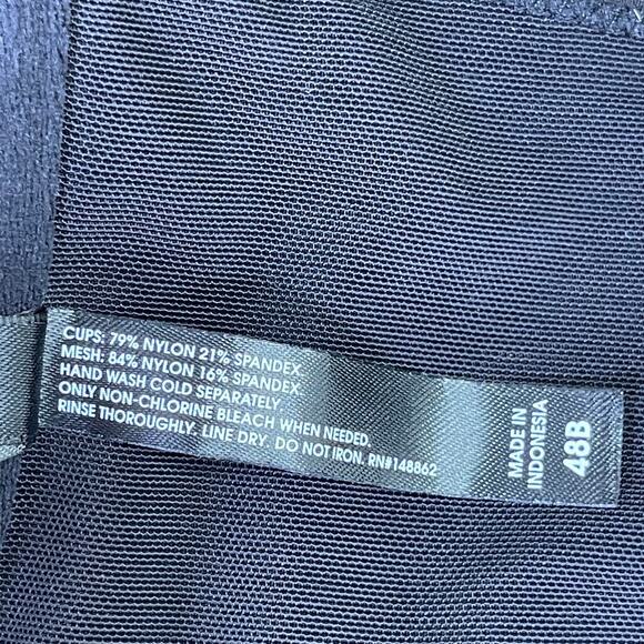 Torrid Ultimate Smoothing T-Shirt Front-Close Bra Black Mesh Back Women's 48 B - Picture 11 of 12